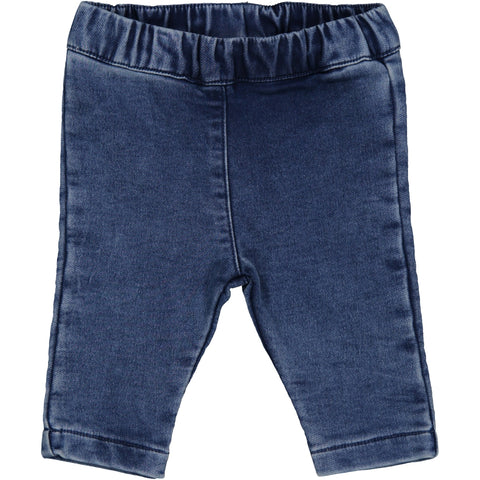 PANTALONE FELPA EFFETTO DENIM