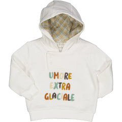 HOODIE CON RICAMO FILO LANA