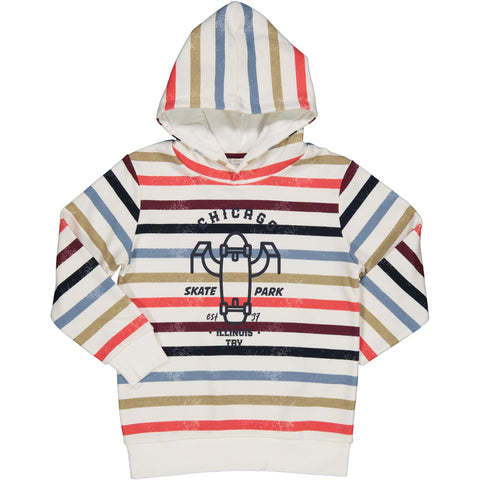 HOODIE FELPA RIGATA