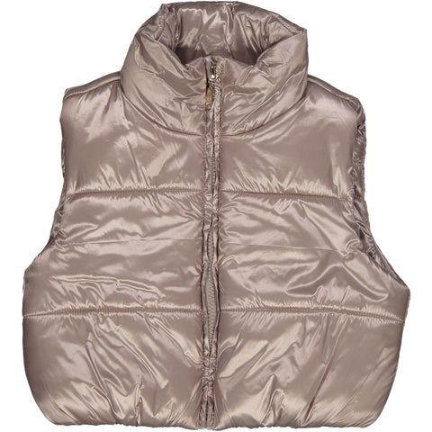 GILET CROPPED CANGIANTE