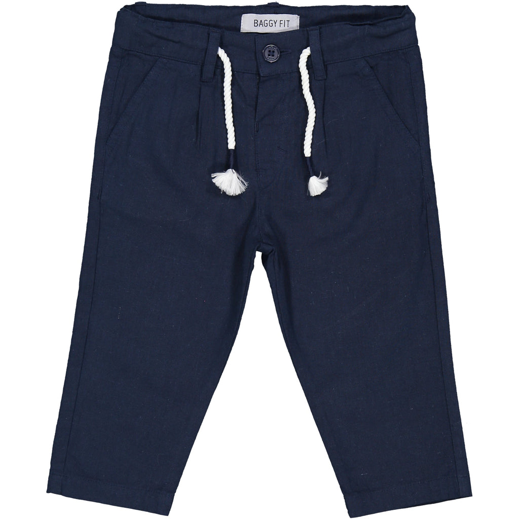 PANTALONE BAGGY MISTO LINO