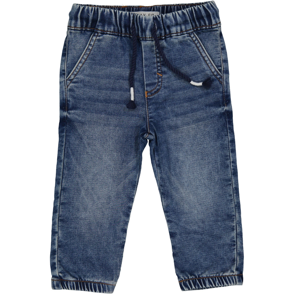 PANTALONE FELPA EFFETTO DENIM