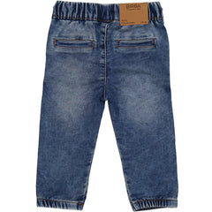 PANTALONE FELPA EFFETTO DENIM