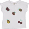 TSHIRT FRUTTA PAILLETTES