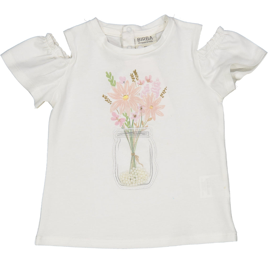 TSHIRT FIORI NEL VASO