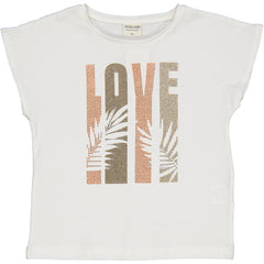 TSHIRT LOVE CON STRASS