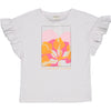 TSHIRT FIORI CON STRASS