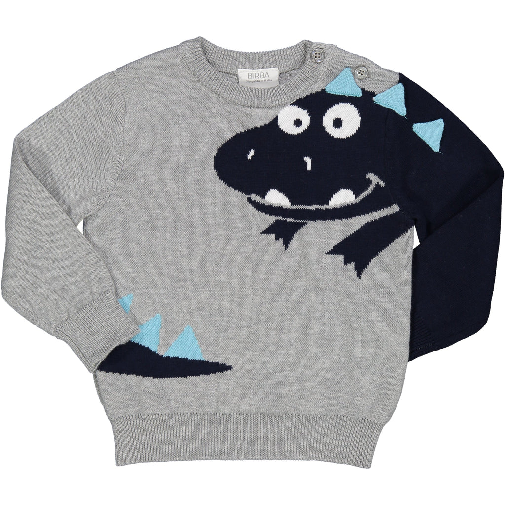 MAGLIONCINO TRICOT CON DINOSAURO